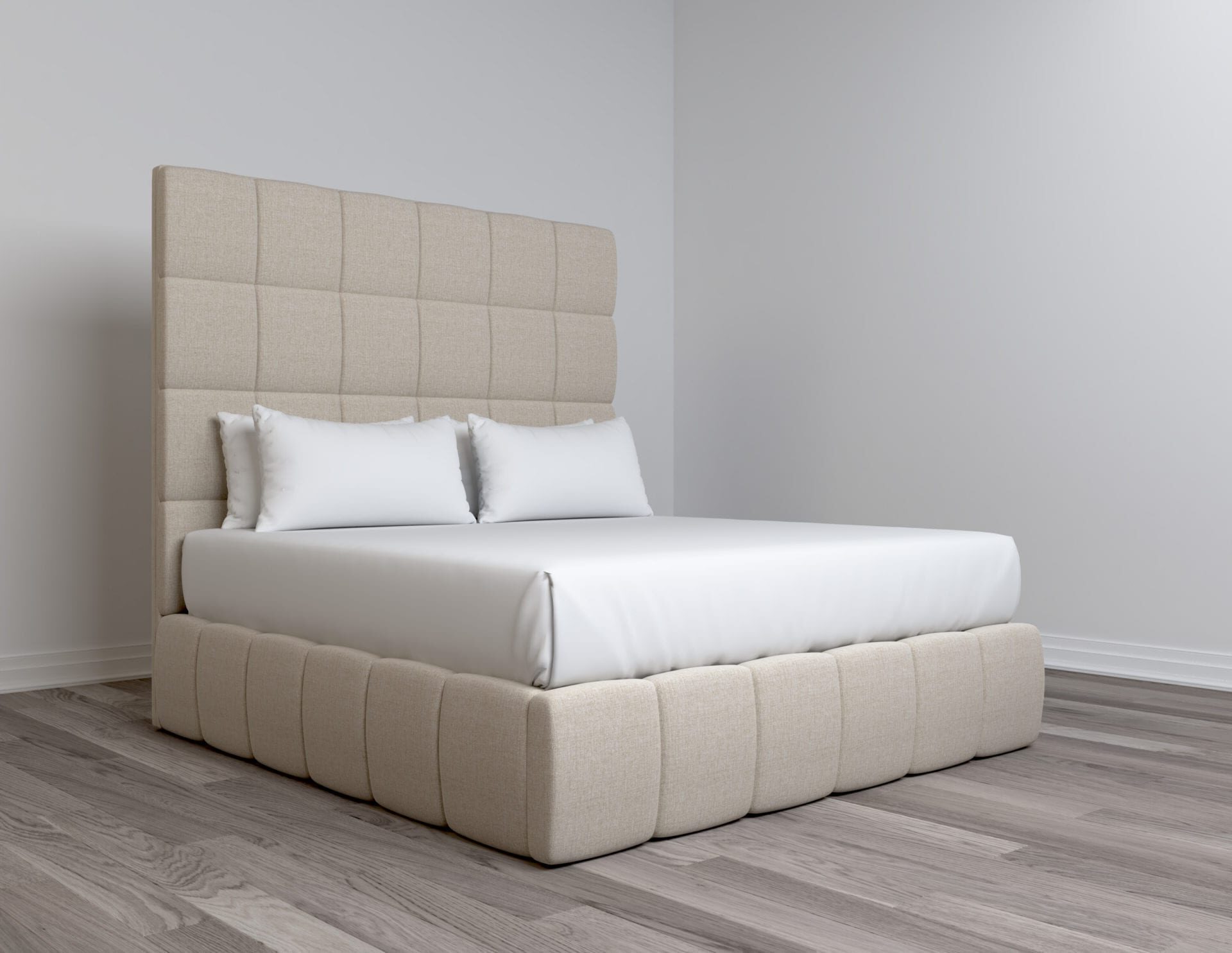 Custom Upholstered Bed - Custom Wall Panels and Wall Panel Headboard | Blend Home Furnishings