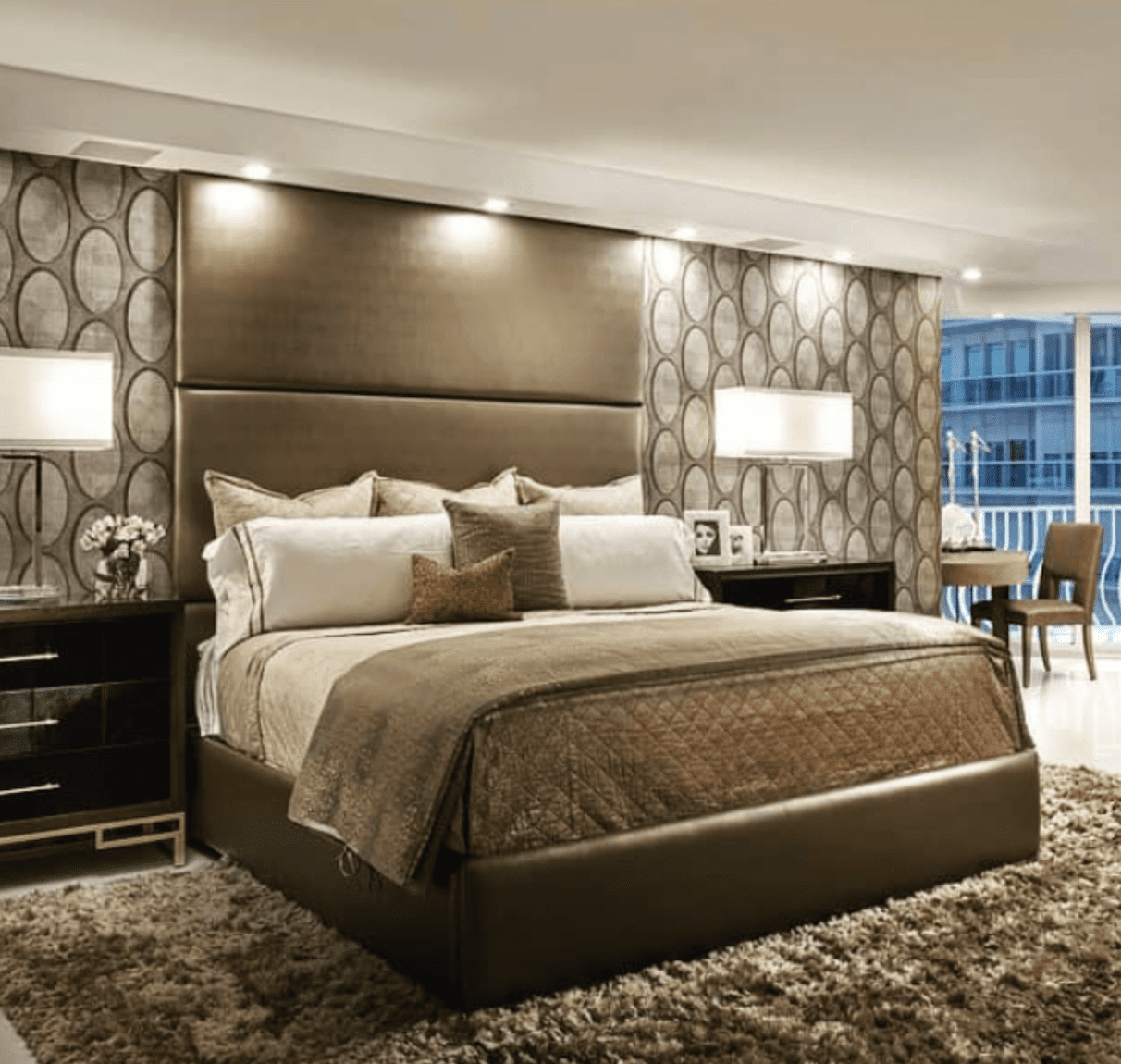 Custom Luxury beds with Luxury Headboard - Custom Built Furniture | Blend Home Furnishings