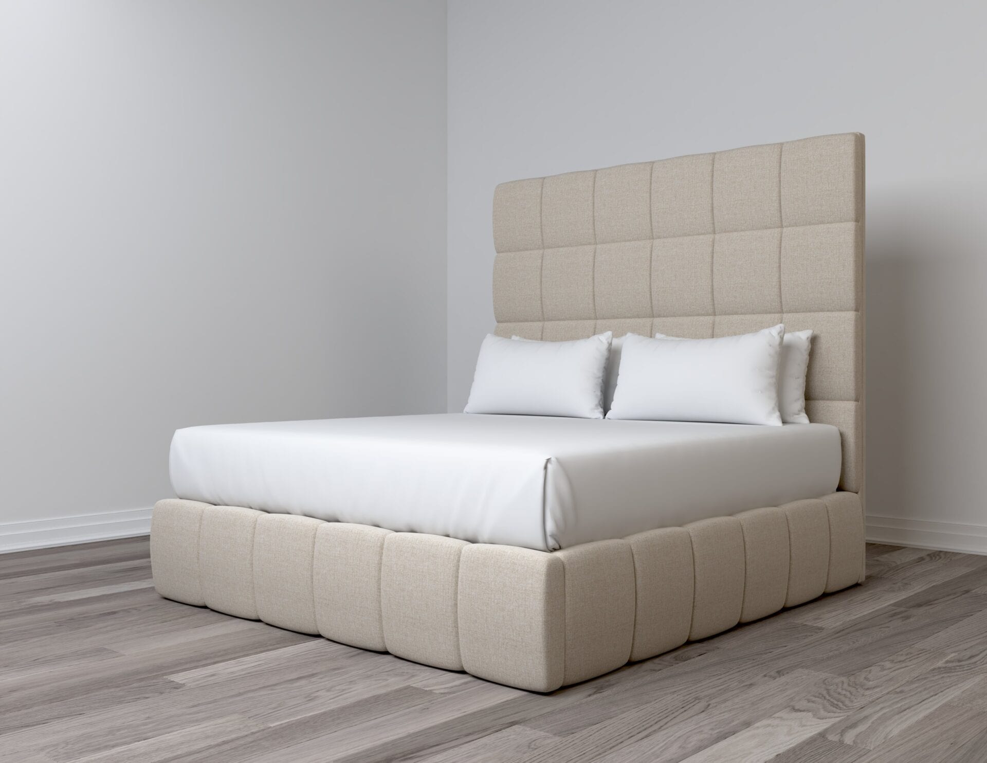 Zupane Wall panel headboard with upholstered wall panels - custom bedroom furniture | Blend Home Furnishings