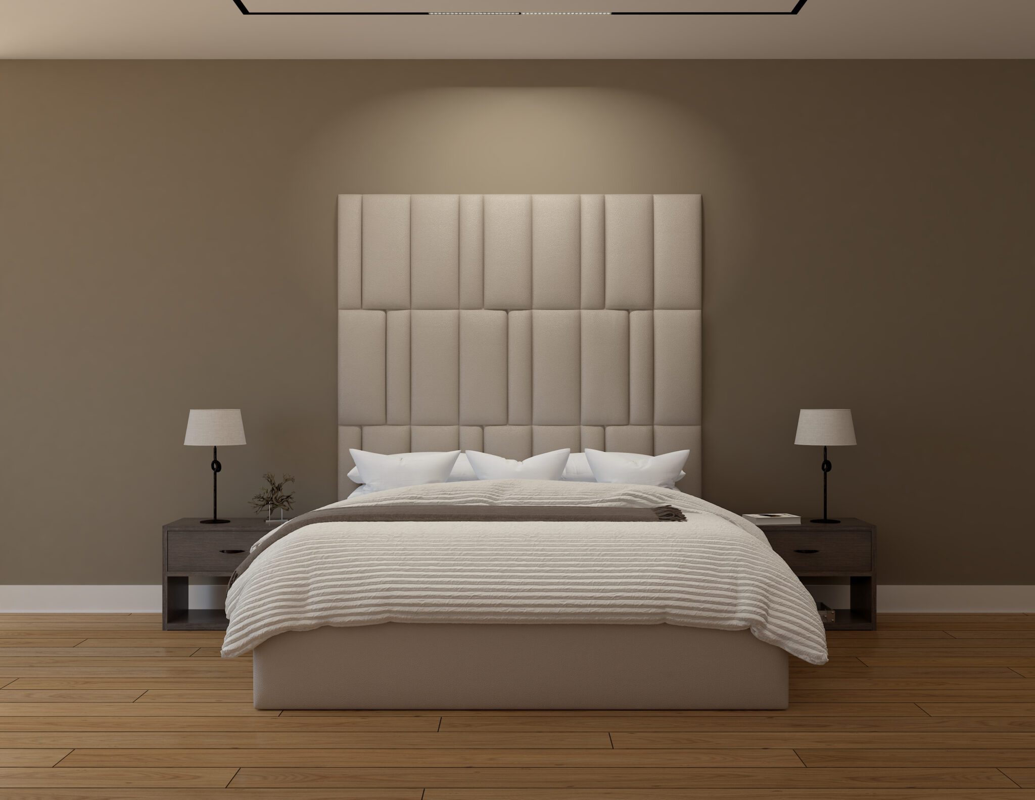 Wall Mounted Upholstered Headboard Panels Upholstered Panels Wall