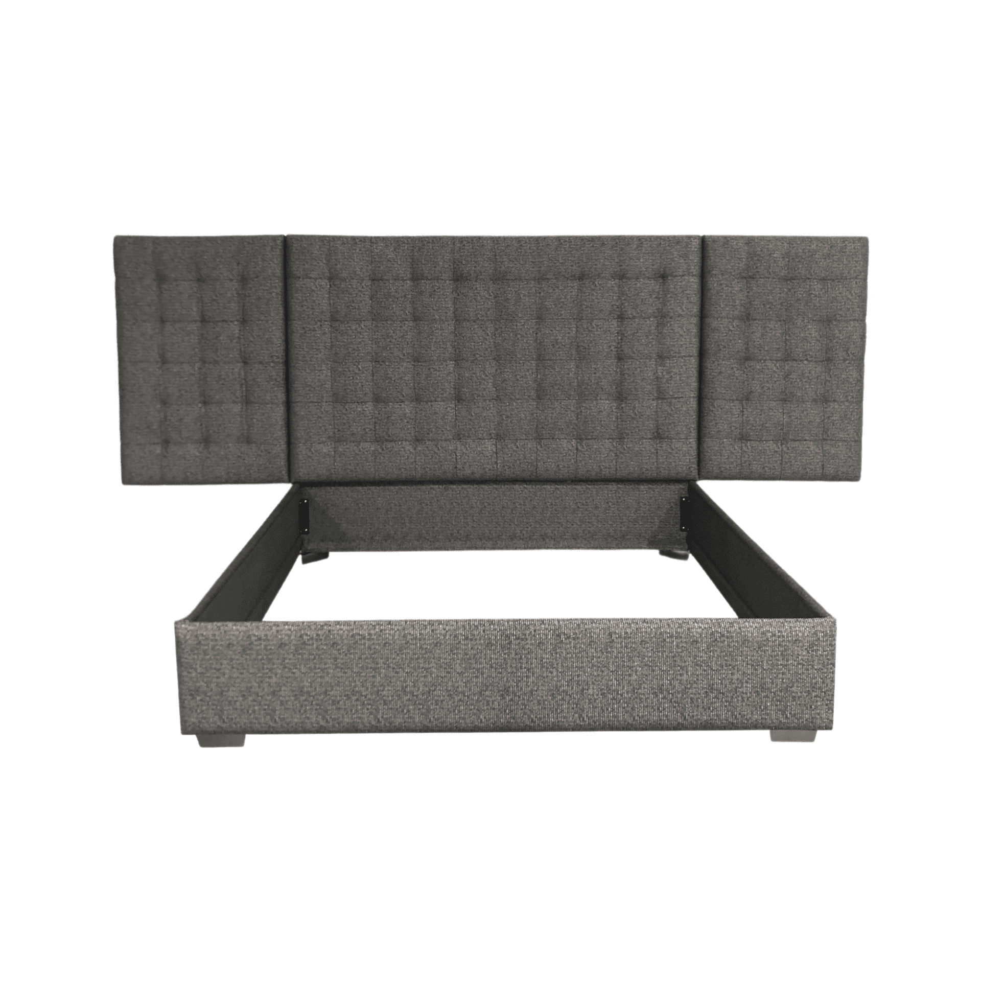 MARTIN Wall Mounted Upholstered Headboard & Bed, Luxury Furniture - Blend Home Furnishings