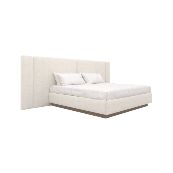 SYMPHONY Freestanding Upholstered Headboard & Bed, Luxury Furniture - Blend Home Furnishings