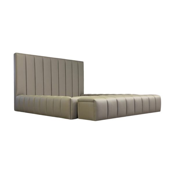 GALERIE Freestanding Upholstered Headboard & Bed, Luxury Furniture - Blend Home Furnishings