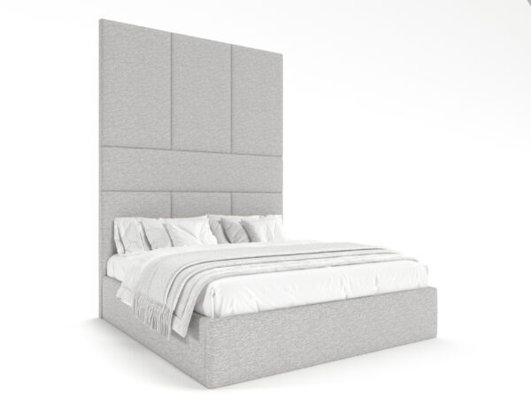 FELIX Upholstered Wall Mounted Headboard & Bed, Luxury Furniture - Blend Home Furnishings
