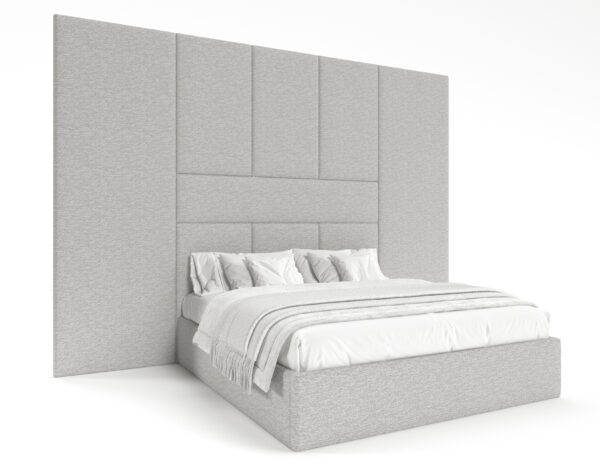 FRICK Upholstered Wall Mounted Headboard & Bed, Luxury Furniture - Blend Home Furnishings