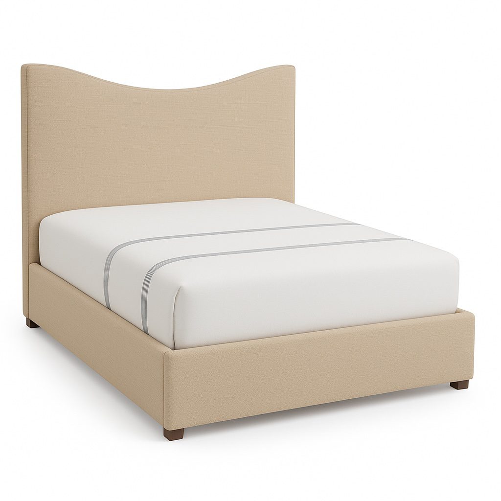 Nodela_upholstererd_Bed_Custom_Platform_Blend_Home_Furnishings_ Platform_Side_Mitered